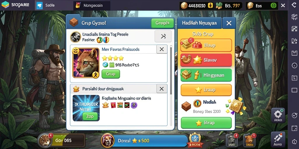 singa8 - Screenshot kedua memperlihatkan tantangan yang harus dihadapi pemain.